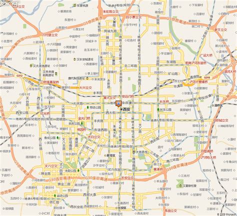 最新西安市地图查询 - 西安交通地图全图 - 陕西西安地图下载