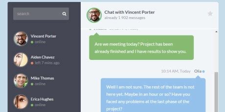 Image result for CSS Text Chat