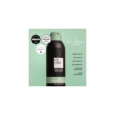 SOL LABS Mineral Sunscreen Spray SPF 50 – Reef Safe India | Ubuy