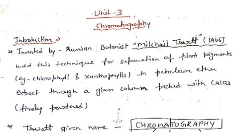 Paper Chromatography Overview - IMA - Studocu