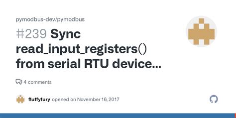Pymodbus RTU Serial Example 的图像结果