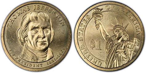 1801 to 1809 Thomas Jefferson Dollar Coin Value: How Much Is It Worth ...