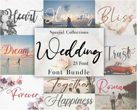 Wedding fonts that go together | Beachweddingtips.com