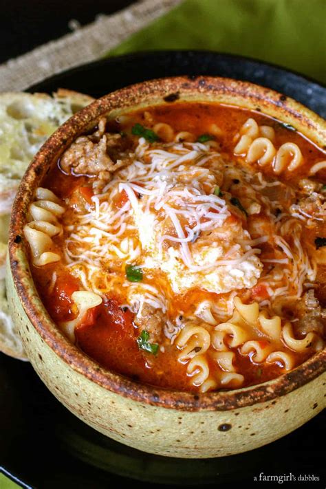 Lasagna Soup ? a farmgirl's dabbles
