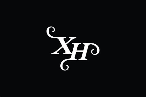 Monogram XH Logo V2 Illustration par Greenlines Studios · Creative Fabrica