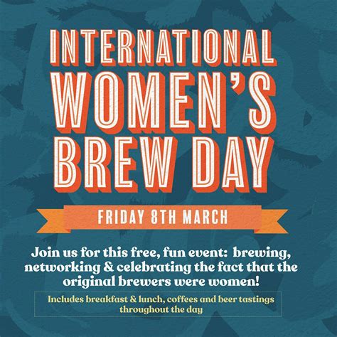 International Women’s Day, Brewhouse & Kitchen, Duke Street, Chelmsford ...