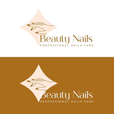 Beauty nails logo | Premium Vector