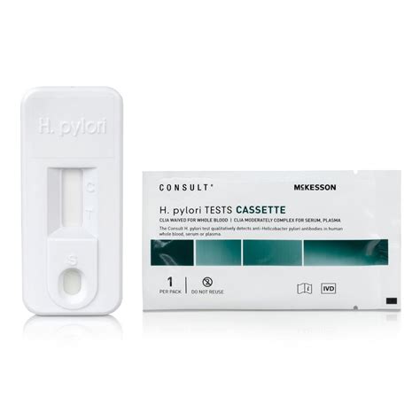 McKesson Consult H. Pylori Cassette Test Kit - 10 & 25 Tests | Vitality Medical
