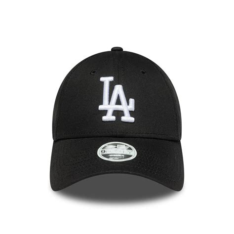 Buy LA Dodgers Womens MLB League Essential Black 9FORTY Adjustable Cap ...