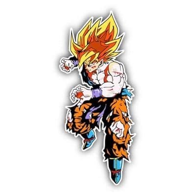Buy Pack of 6-2" Stickers -Dragon Ball Z Goku Fire Fighter Cartoon ...