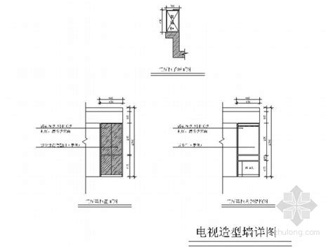 93平温馨现代三居室样板间CAD装修图（含效果）-住宅装修-筑龙室内设计论坛