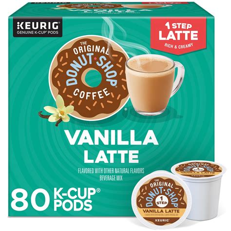 The Original Donut Shop One-Step Vanilla Latte Coffee Keurig® K-Cup ...