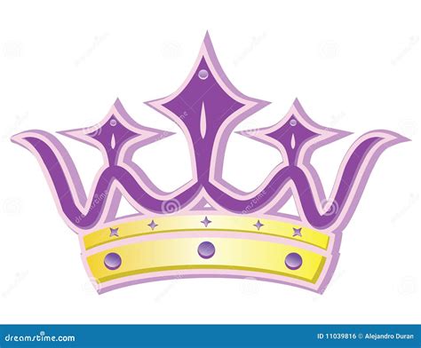 Purple Queen Crown Clip Art