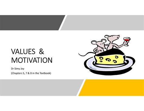 3 Values Motivation - Lecture Notes - VALUES & MOTIVATION Dr Simy Joy ...