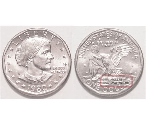 1980 - S $1 Susan B. Anthony Dollar Us Coin