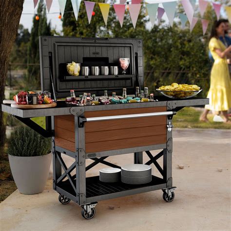 Keter 85 Litre Patio Cooler and Beverage Cart | Costco UK