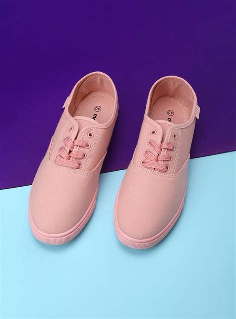 Buy Women Solid Lace-Up Canvas Shoes Online at just Rs. 799.0 ...