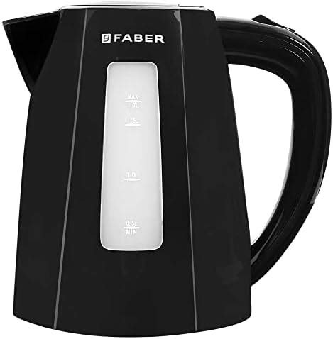 Faber Electric Kettle,FWK 1.7Litres BK boiler for Water,Transparent ...