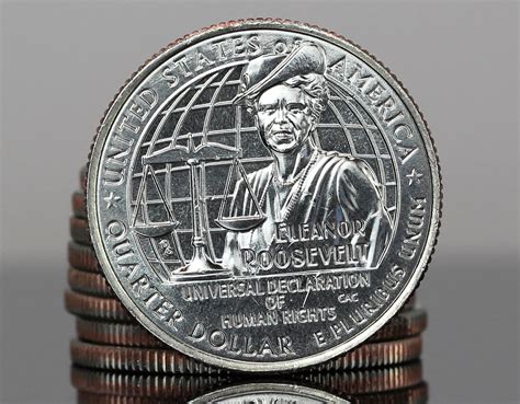 US Mint Sales: Eleanor Roosevelt Quarters Top 2.6 Million