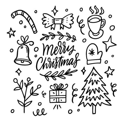 Doodle kerst Afbeeldingen - Gratis downloaden op Freepik