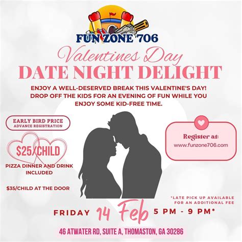Date Night Delight at Fun Zone 706, 46 Atwater Rd, Suite - A Thomaston ...