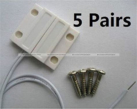 Generic 5 Pairs Door Or Window Contact Magnetic Reed Switch Alarm Smb ...