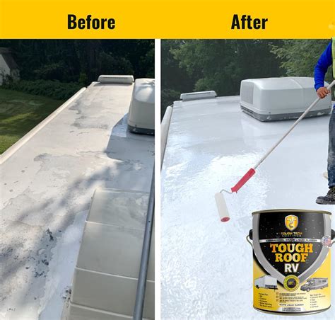 Buy Tough Roof RV Sealant Coating kit - Permanent RV Roof Waterproofing ...