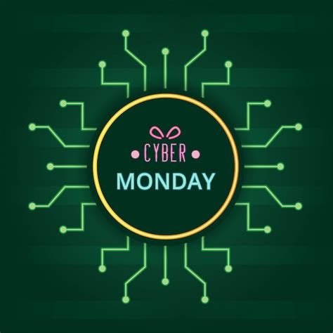 Cyber monday illustration | Premium Vector