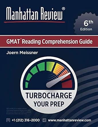 Buy Manhattan Review GMAT Reading Comprehension Guide [6th Edition ...