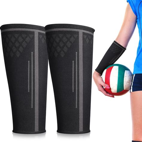 TOBWOLF 1 Pair Volleyball Arm Sleeves, Volleyball Compression Sleeves ...