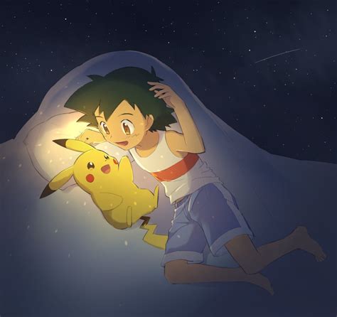The Big ImageBoard (TBIB) - 1boy :d ame (ame025) ash ketchum bare arms ...