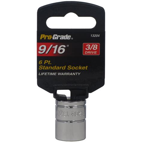 Pro-Grade 13204 3/8-Inch Drive with 6 Point 9/16-Inch Socket : Amazon ...