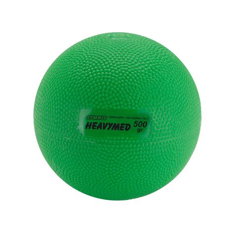 Buy Gymnic Heavymed 500 Medicine Ball, Green (10 cm, 500 gm / 1.1 lbs ...