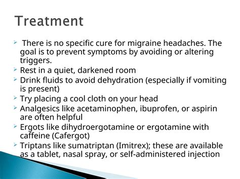 Migraine (Headache).ppt a presentation | PPT
