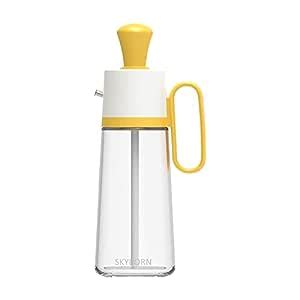 SKYBORN Born To Fly Oil Bottle Dispenser with Silicone Brush, 3 in 1 ...