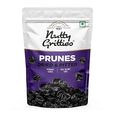 Nutty Gritties California Pitted Prunes - Dried Fruit Plums ...