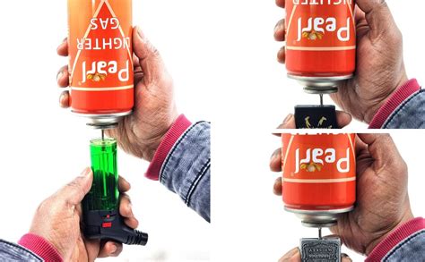 VIOVI Pearl (550ml) Universal Lighter Gas Refill Can Cylinder I Butane ...