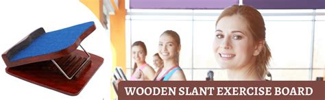 Health Benefits Calf Stretcher Wooden Slant Exercise Board Adjustable ...