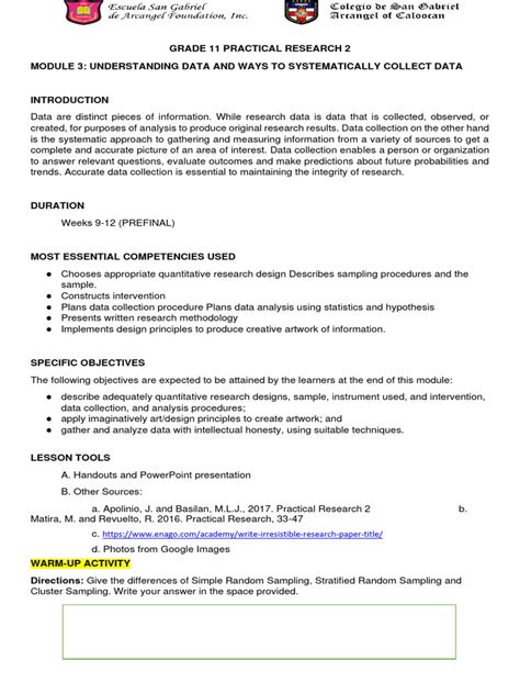 Image result for Practical Research 2 Sample Format