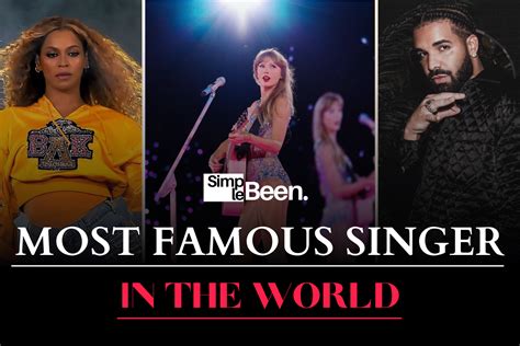 Most Famous Singers In The World 2025 (Popular Ranked)
