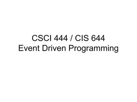 Image result for Event-Driven Programming Language