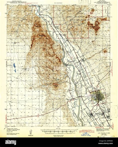 Las cruces new mexico map hi-res stock photography and images - Alamy