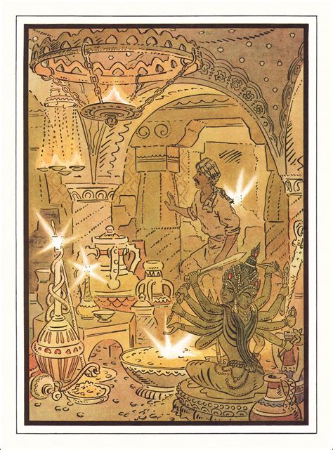 Ali Baba and the Forty Thieves. Arab tale. Illustrator B. Olshansky ...