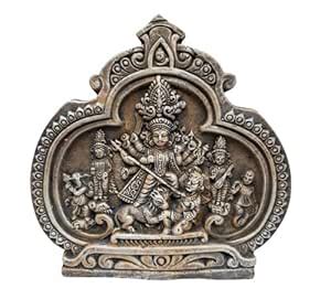Buy ESVAR STONECRAFT Maa Durga JI Idol | MATA Durga Terracotta Wall ...