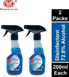 UE Disinfectant Spray 200 ml Pack of 2 Sanitizer Spray Bottle - Price ...