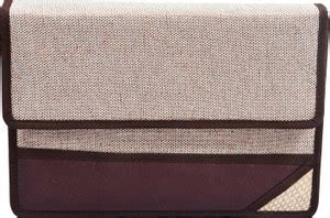 CAMPIO Brown Sling Bag Corner Cut Half Flap Jute Sling Bag Brown ...