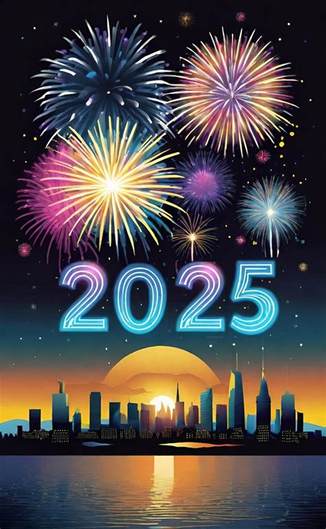 Happy New Year 2025 Free Stock Photo - Public Domain Pictures