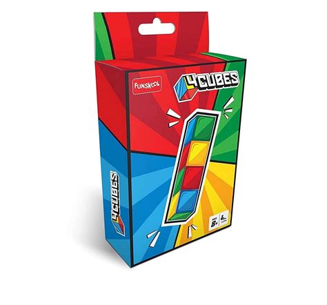 Funskool 4 Cubes Game Plastic Multicolour 7Y+