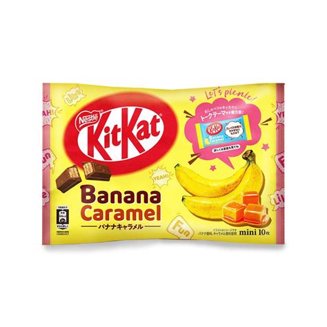 Tokyo Snack Box | Japanese Kit Kat: Banana and Caramel Flavor