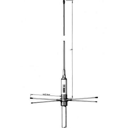 Procomm 6 m 1000KHz VHF Fiberglass Antenna PCF6 | Zoro